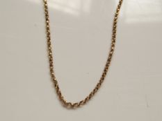 9 ct gold chain, 4.9 grams