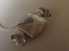 Sterling silver pill box in the form of a sweet