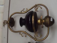 Hanging oil lamp