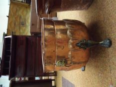 Copper coal bucket