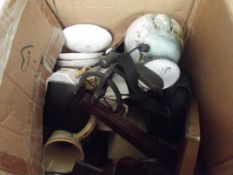 Large mixed box of ceramics and others