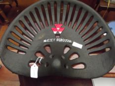 Cast iron Massey Ferguson style tractor seat