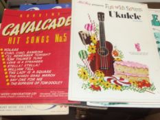 Leather suitcase and content