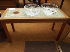 Tile top table