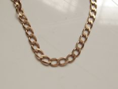 9 ct gold bracelet, 4.4 grams