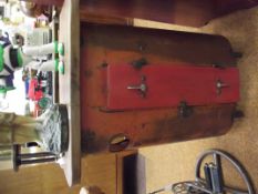 Wine rack in the form of a tractor bonnet with pla