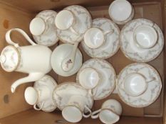 Box of Queen's china