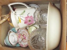Box to include a crystal vase