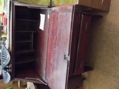 Three drawer writing bureau