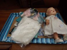 Vintage doll and clothing