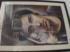 Framed print of Bruce Springsteen