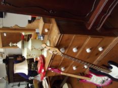 Victorian pine dressing table