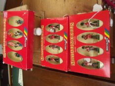 Three boxes of Britain's military figures