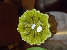 Victorian pearline glass dish