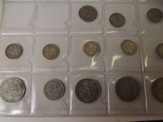 Coin album with British and foreign coins