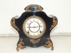 Slate mantle clock