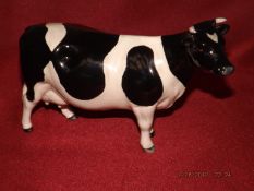 Beswick CH. Claybury Leegwater Friesian cow 12cm h