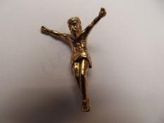 9ct gold pendant of Christ 9.2grams