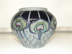 Moorcroft -Peacock parade vase