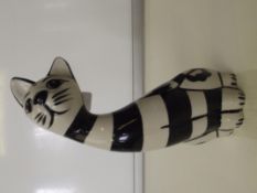 Lorna Bailey Humbug cat, height 17cm