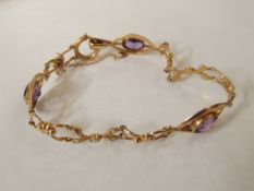 Edwardian yellow metal (testing for high carat) br