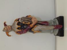 Royal Doulton figure, The Jester, height 24cm