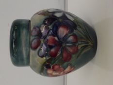 Moorcroft lidded ginger jar in the Spring Flowers