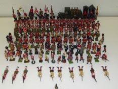 Large collection of Britains model soldiers and ot