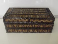 19th century Anglo-Indian porcupine quill and ivor