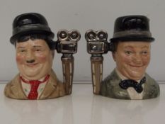 Two Royal Doulton character jugs comprising Stan L
