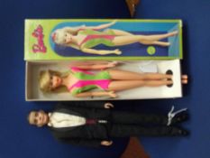 Mattel Barbie in bathing costume boxed in unused c