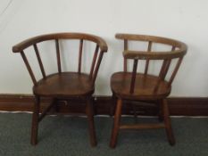 Pair of late 19th/ early 20th century child's bow
