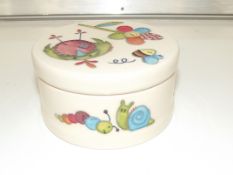 Moorcroft -Stitch in time trinket box