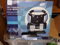 Playstation 2 dual force steering wheel