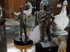 Royal Hampshire Laurel and Hardy figure