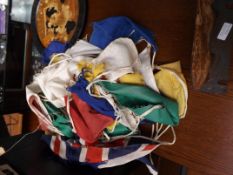 Large string of vintage bunting