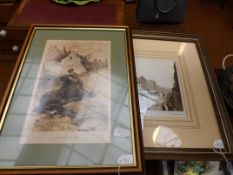 Bolton print together with a first world war print