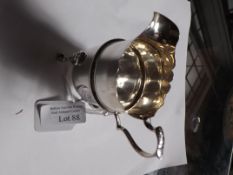 Silver hall marked cream jug