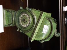 Unusual lidded clock