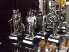 Collection of metal figures