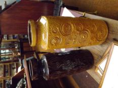 2 West German vases