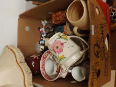 Large box of ceramics