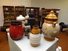 A collection of German pottery