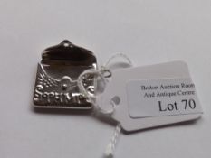 Silver stamp holder