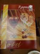 Set of 6 glasses boxed