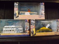 3x boxed Blackpool trams