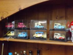 Collection of 8 icecream vans