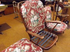1 high back Ercol arm chair