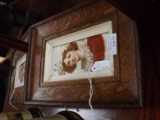 Oak framed tile
