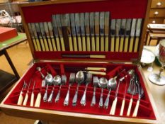 A large box canteen of cutelry
